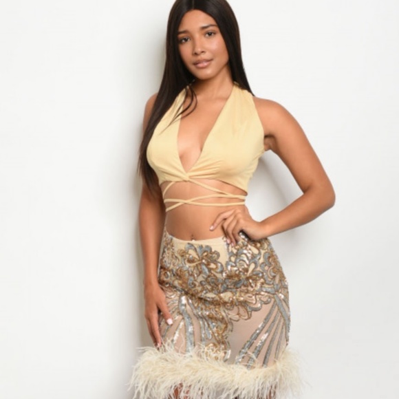 Nude/Gold Banjul Size S [NWT] - Picture 3 of 12